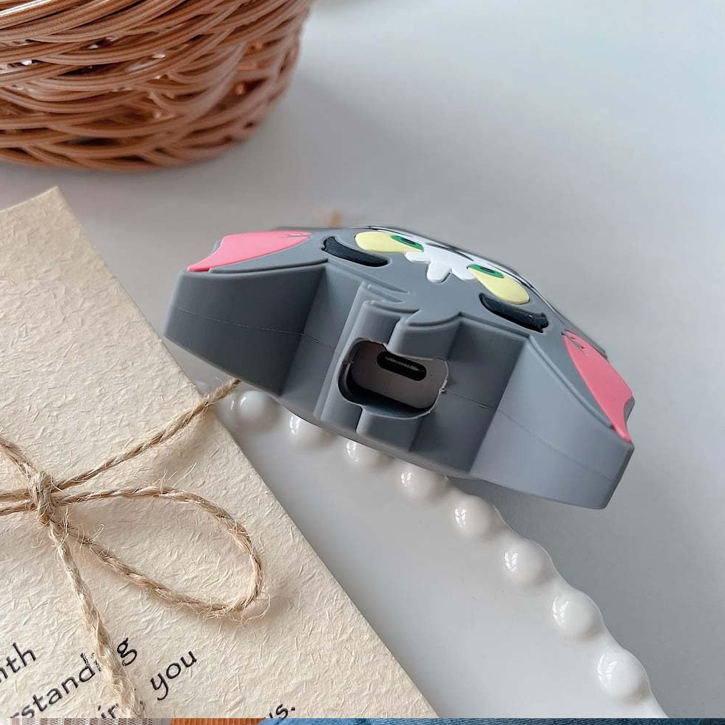 Cartoon Character Silicon Charger Case Cover For Ip 18-20w (Mix Design  1 Pc) - Happy Price - Image 5