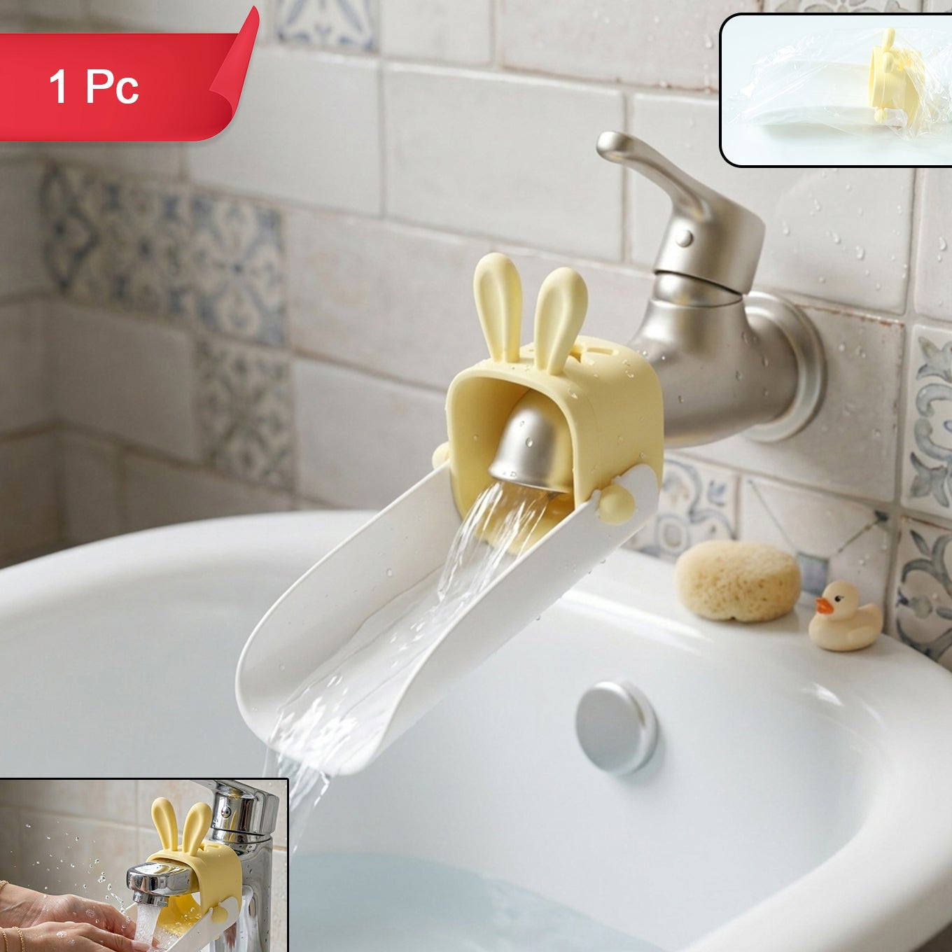 Cute Faucet Water Tap Extender For Kids 1 Pc