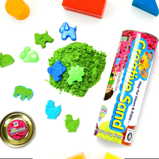 Creative Sand For Kids  Natural Kinetic Sand Kit For Kids Activity Toys  Soft Sand Clay - Happy Price - Image 1