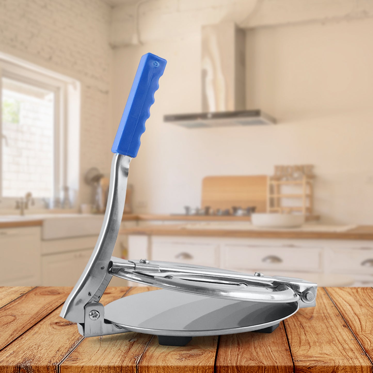 Stainless Steel Manual Puri Press Maker - Medium Size Kitchen Tool - Happy Price - Image 3