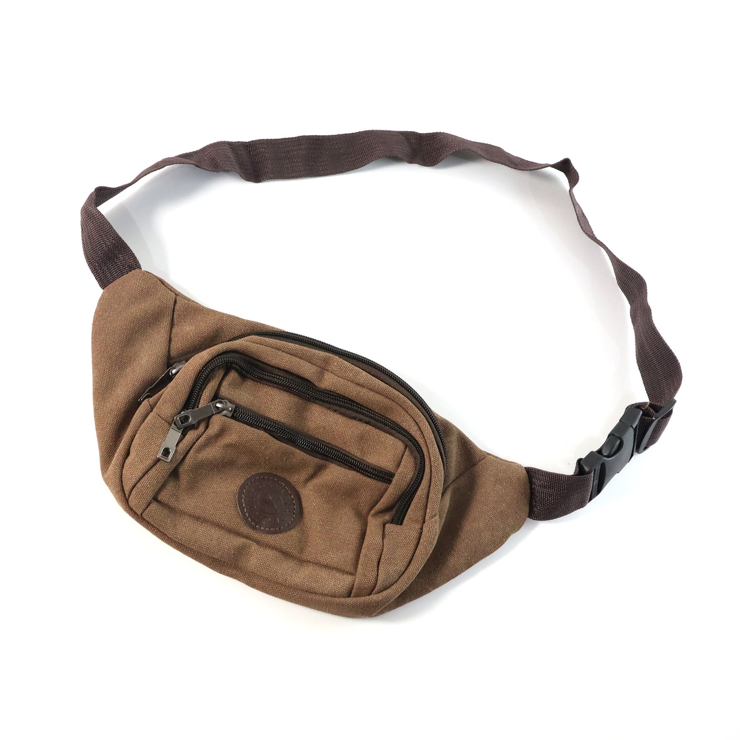 Canvas Waist Bag for Men & Women (1 Pc) - Adjustable Sling Pouch - Happy Price - Image 4