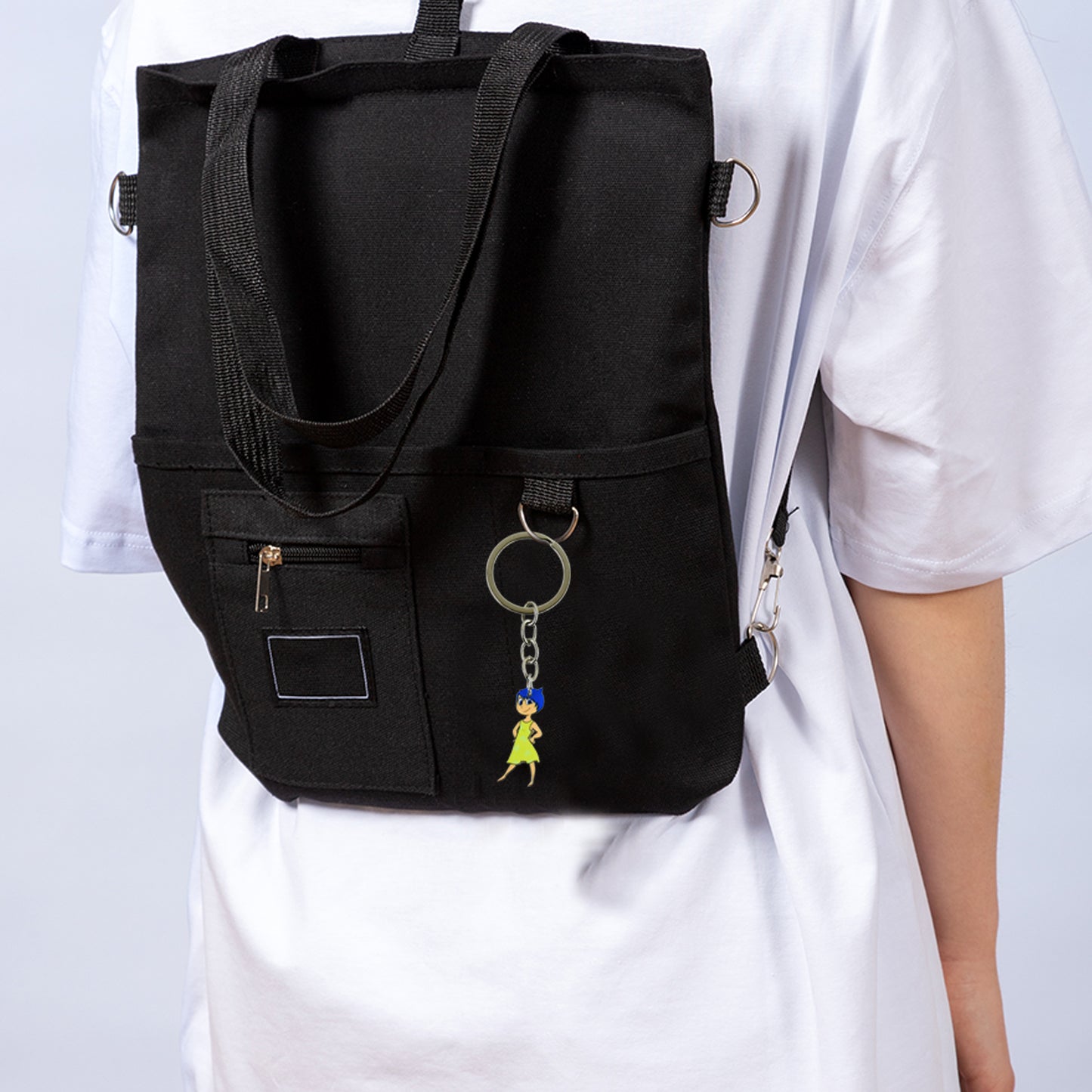 Pixel Style Acrylic Cartoon Keychain With Funky Design (1 Pc) - Happy Price - Image 5