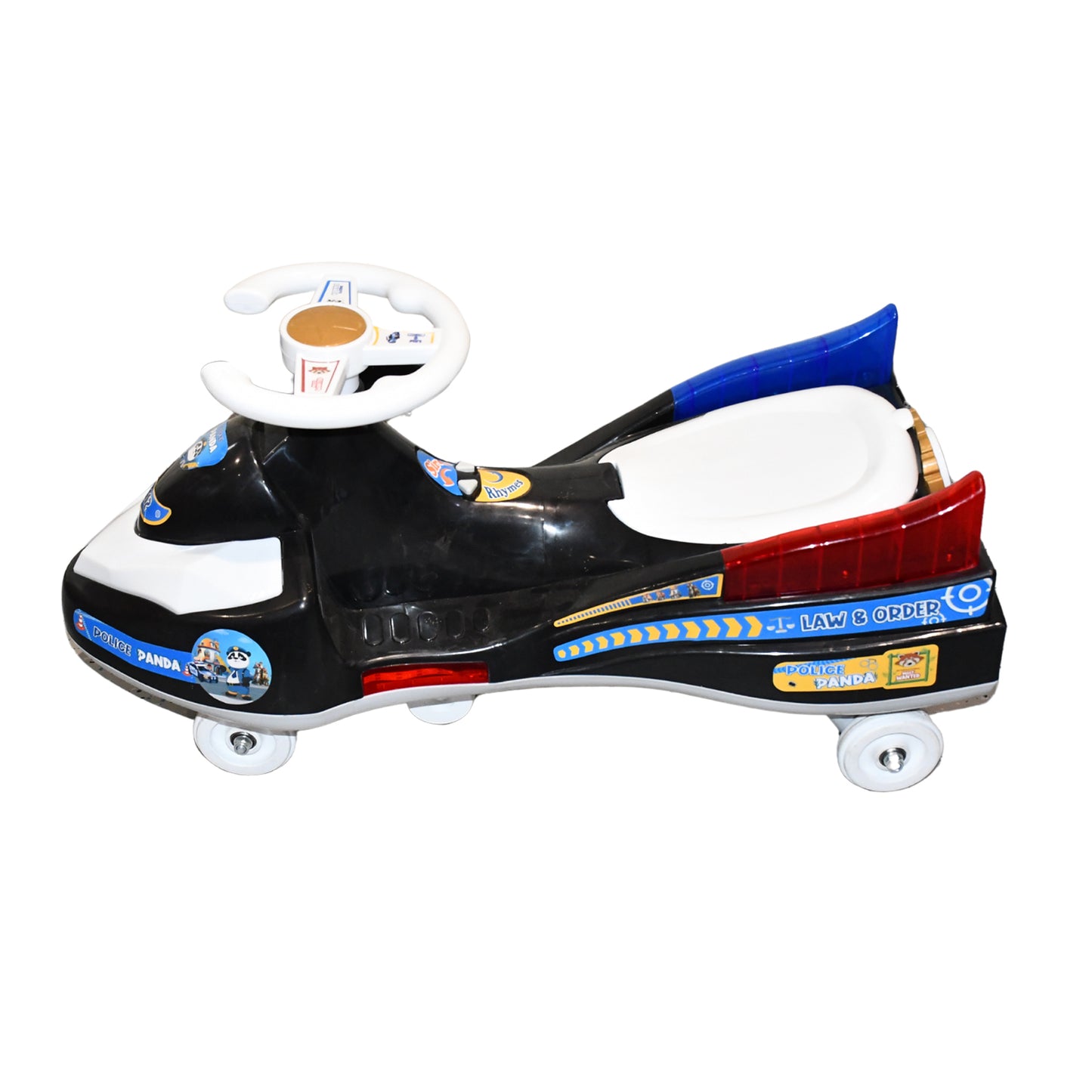 Twisted Police Ride-on Toy Car For Kids With Musical With Lights - Happy Price - Image 4