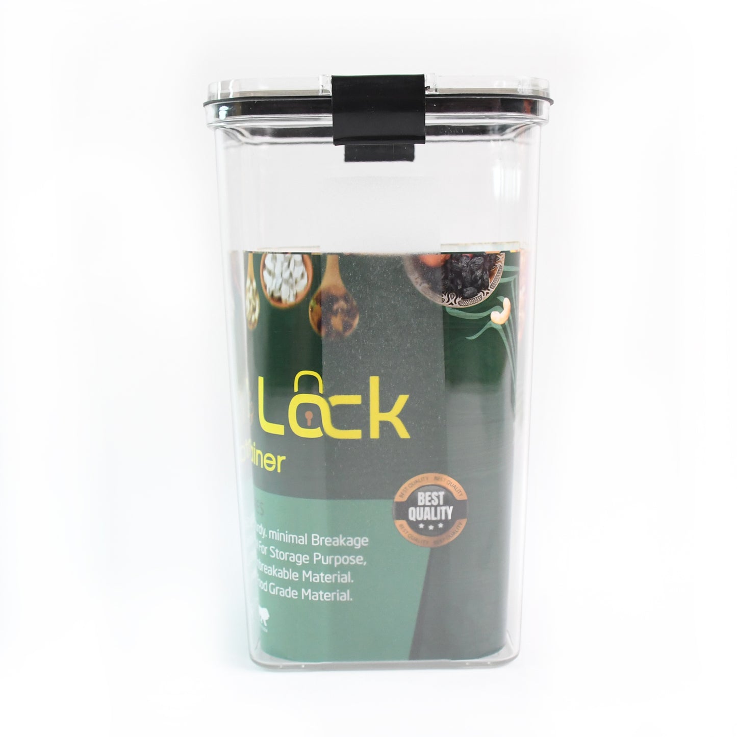1700 Ml Airtight Lock  Lock Plastic Storage Container (1 Pc) - Happy Price - Image 7