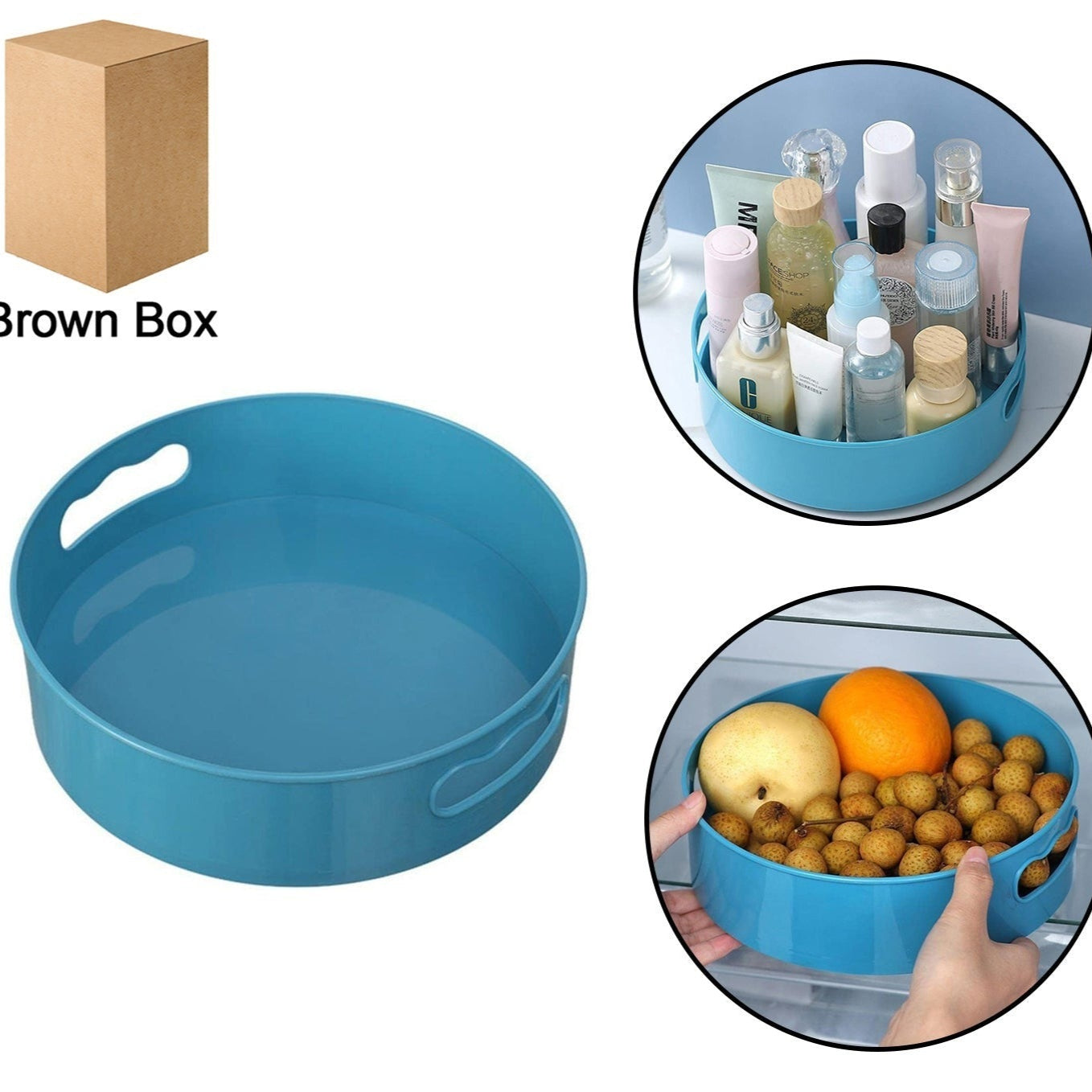 360 Degree Rotating Storage Turntable Tray for Kitchen & Dining - Happy Price - Image 1