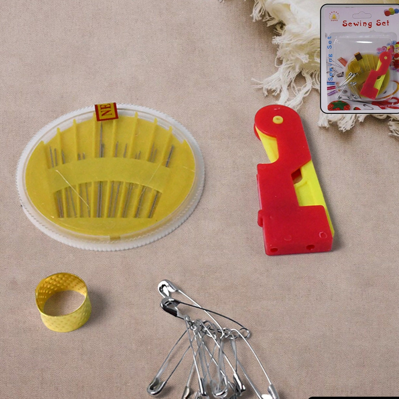 4 In 1 Multipurpose Tailoring Sewing Accessories Kit (1 Set) - Happy Price - Image 1