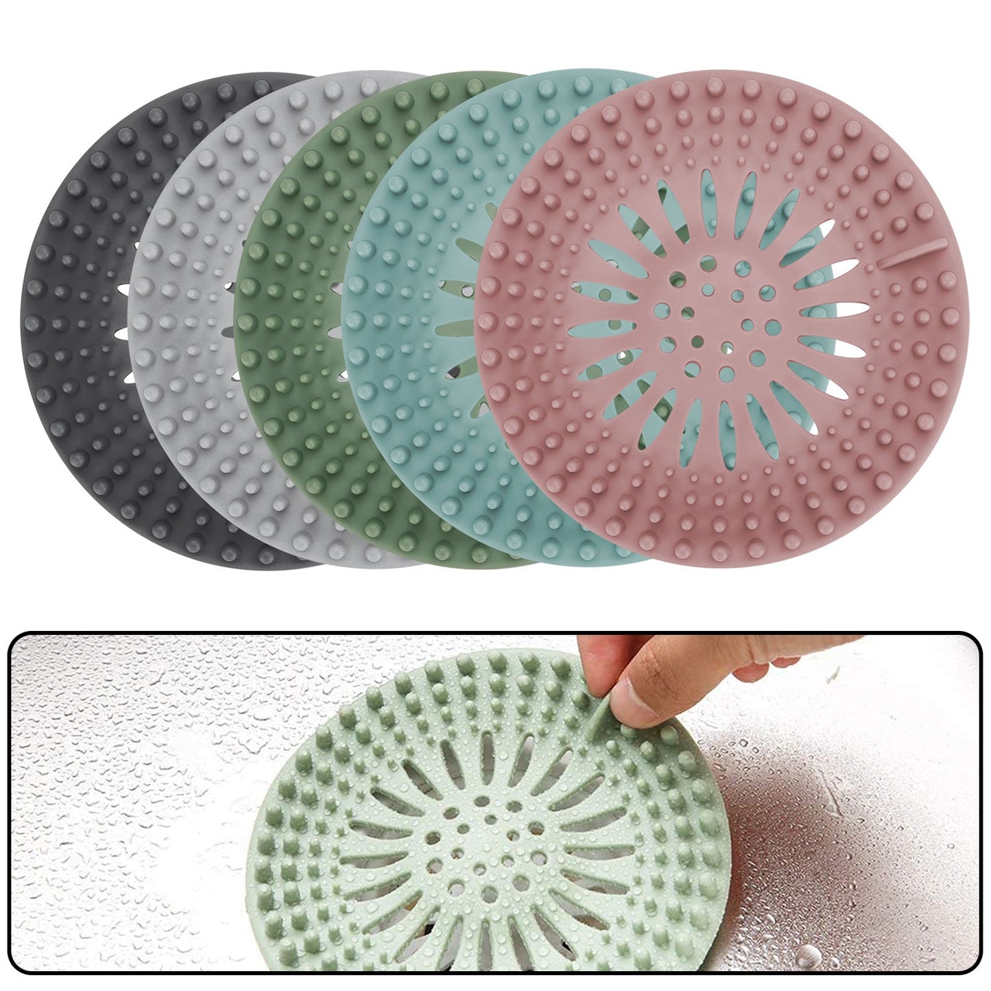 Shower Drain Cover Used For Draining Water Present Over Floor Surfaces Of Bathroom And Toilets Etc. - Happy Price - Image 6