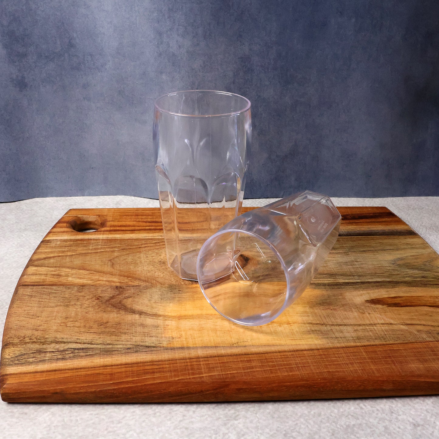 HappyPrice 300ml Unbreakable Plastic Tumbler Set - 6 Pcs Transparent Drinkware - Happy Price - Image 3