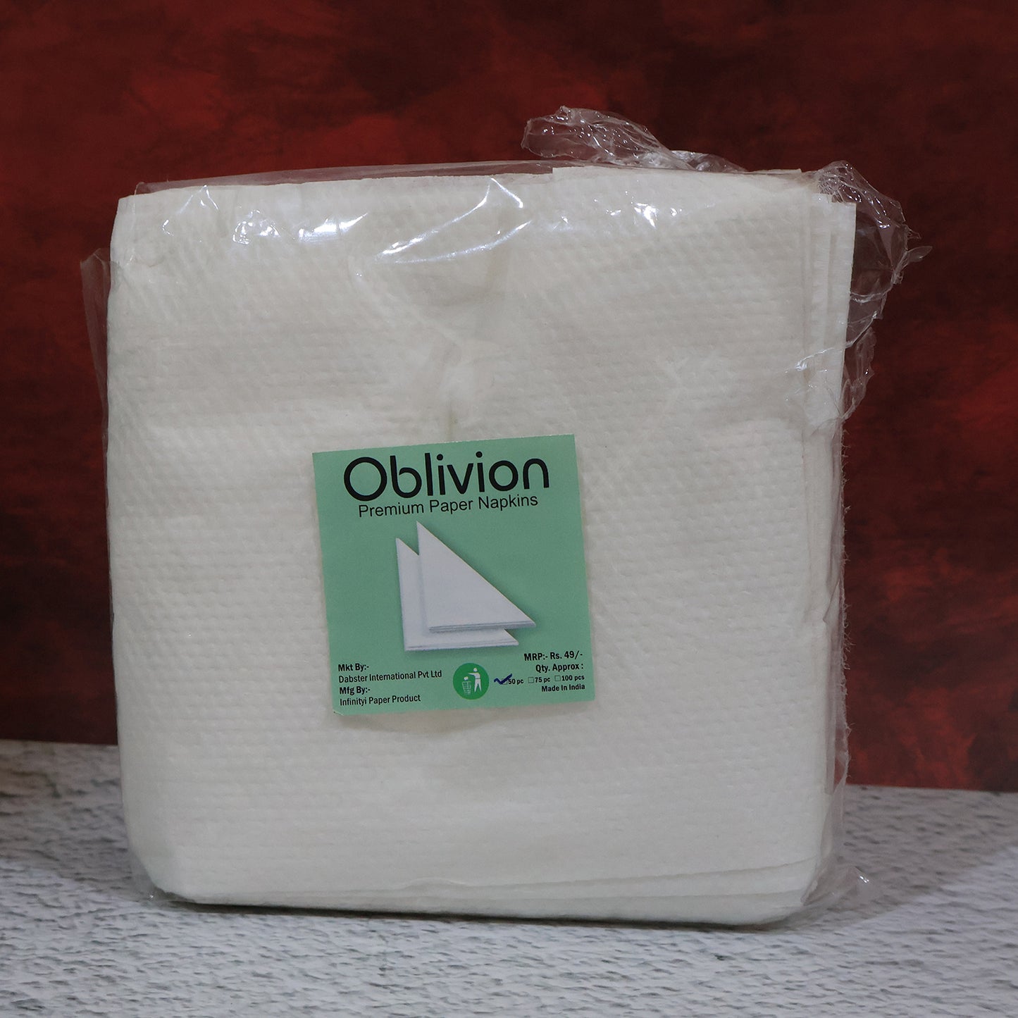 Soft  Absorbent Disposable Tissue Paper  Napkins Set (50 Pc) - Happy Price - Image 7