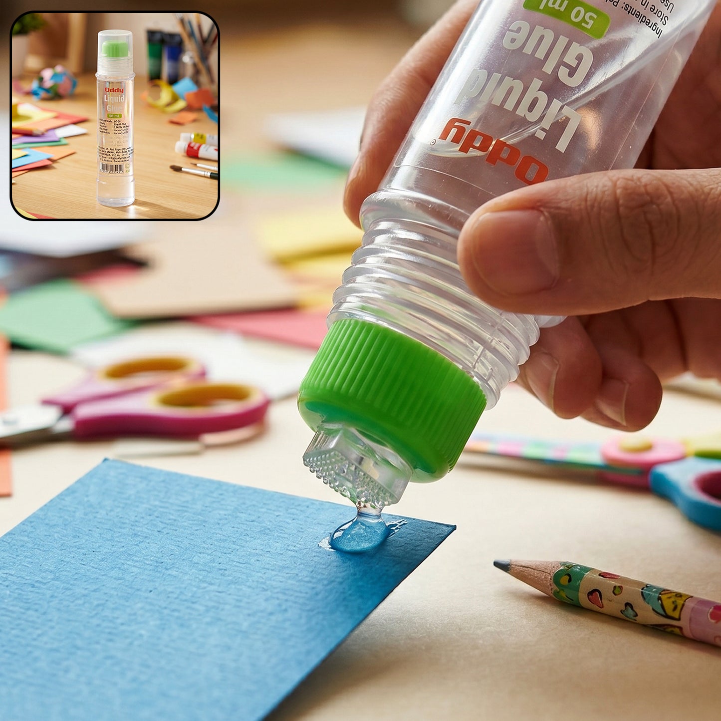 Oddy Liquid Glue Pen For School Office (1 Pc 50 Ml)