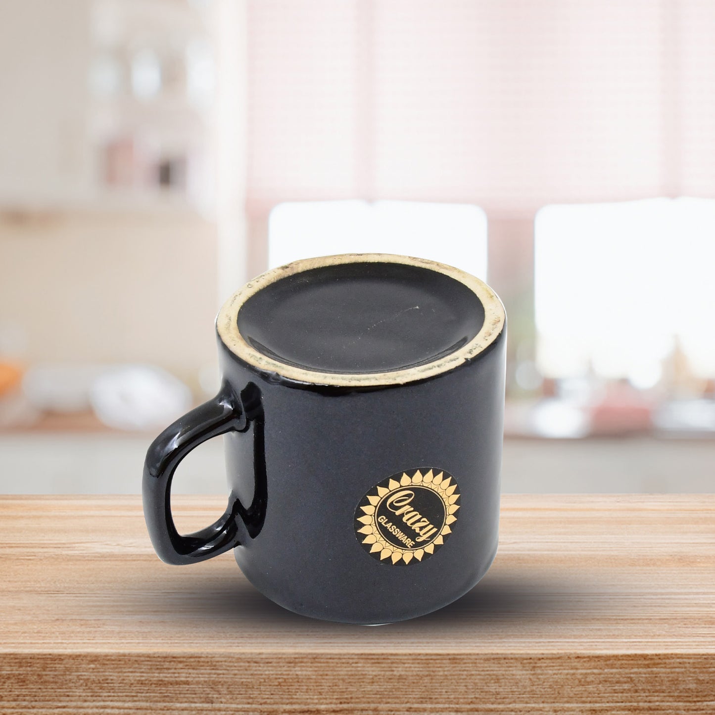 Hide  Seek Ceramic Tea  Cups With Round Serving Bowl (4 Pcs Set) - Happy Price - Image 6