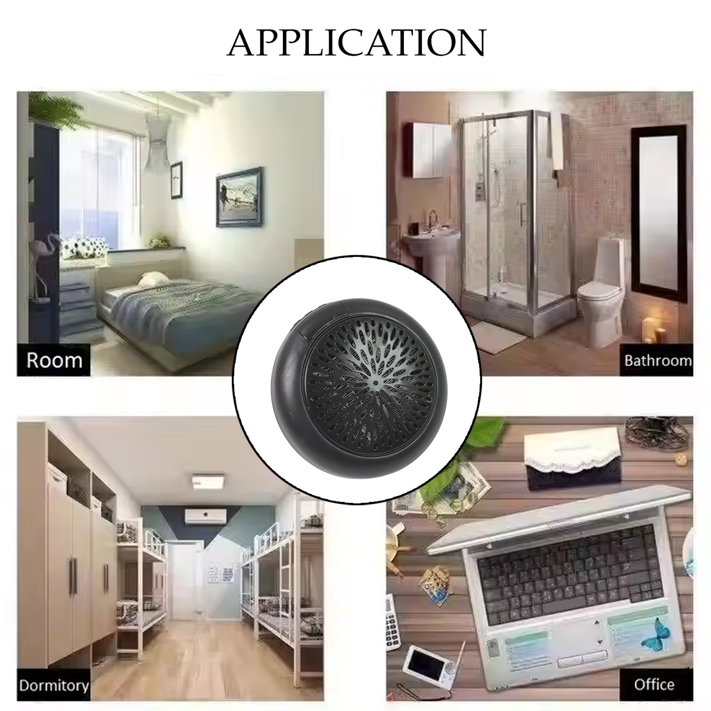 Room Heater For Home Office Camper Led Screen Portable Wall Heater (900w  1 Pc) - Happy Price - Image 4