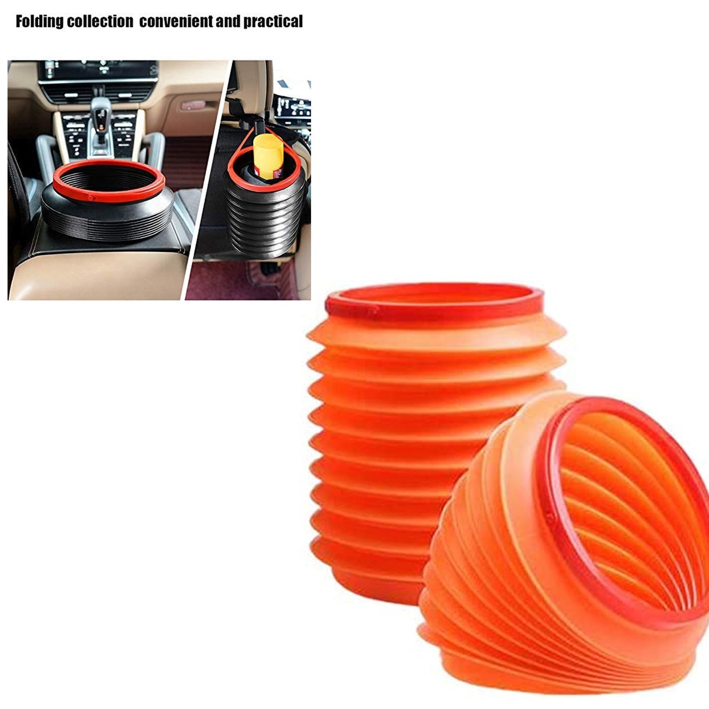 Foldable Storage Bucket  Water Container  Dustbin Multiuse Bucket For Home  Car  Kitchen Use Bucket - Happy Price - Image 6