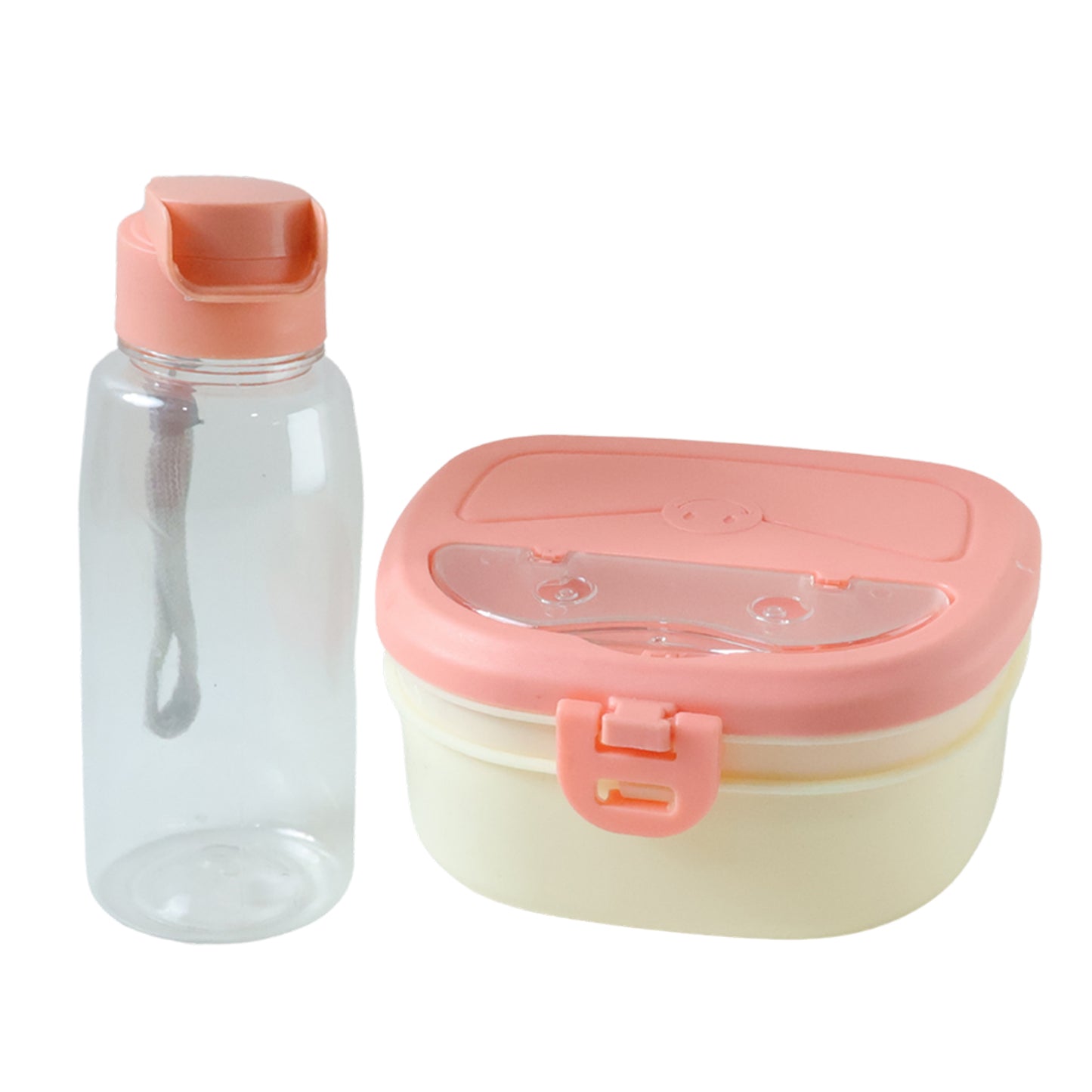 Plastic Lunch Box and Water Bottle Set - 1 Set - Happy Price - Image 4