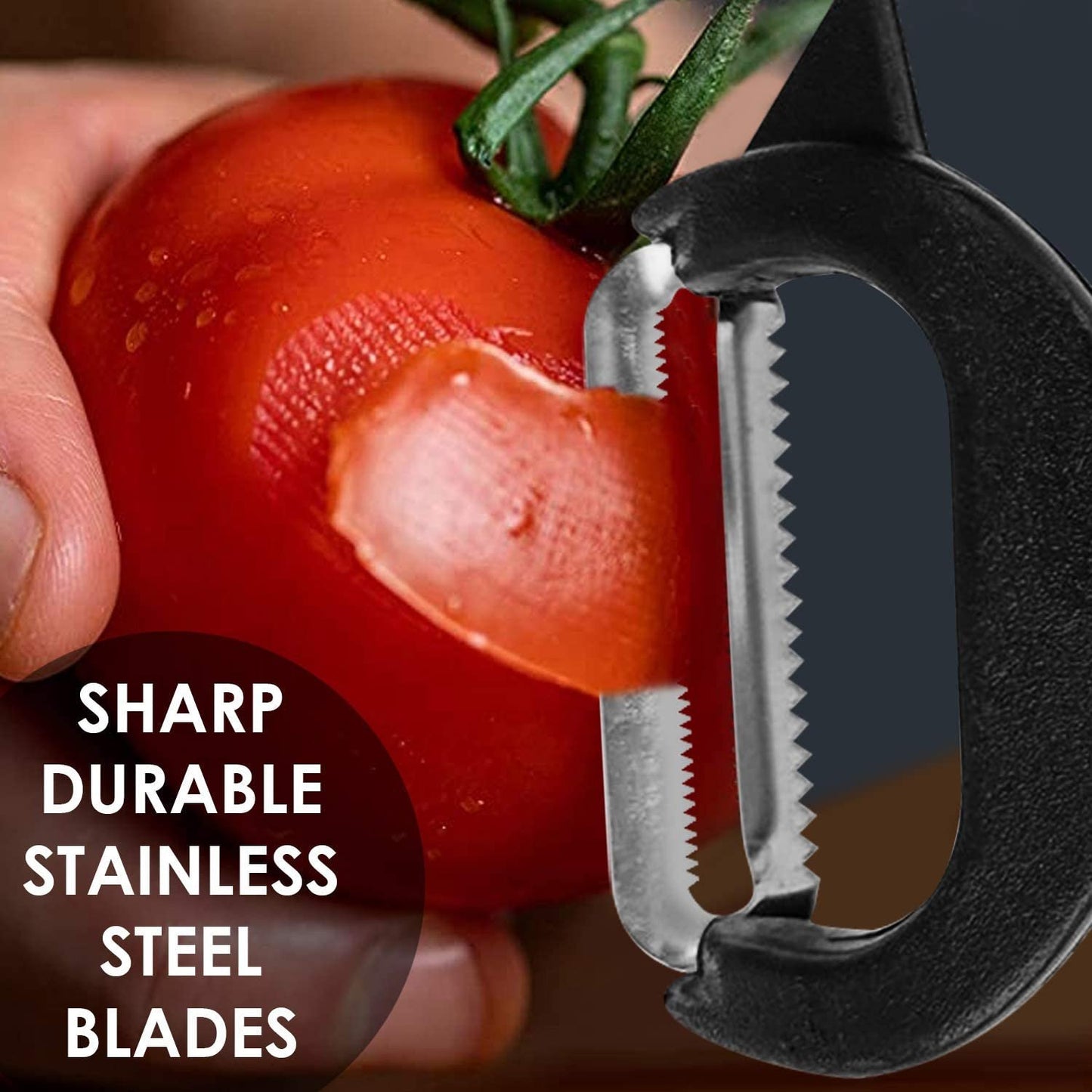 2-in-1 Double Julienne And Vegetable Peeler - Happy Price - Image 3
