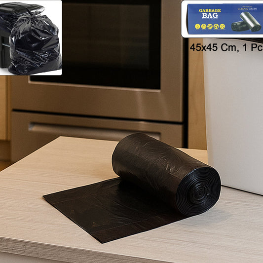 Garbage Bags Roll 45 x 45 cm (1 Pc, Mix Color) - Strong Dustbin Liners - Happy Price - Image 1