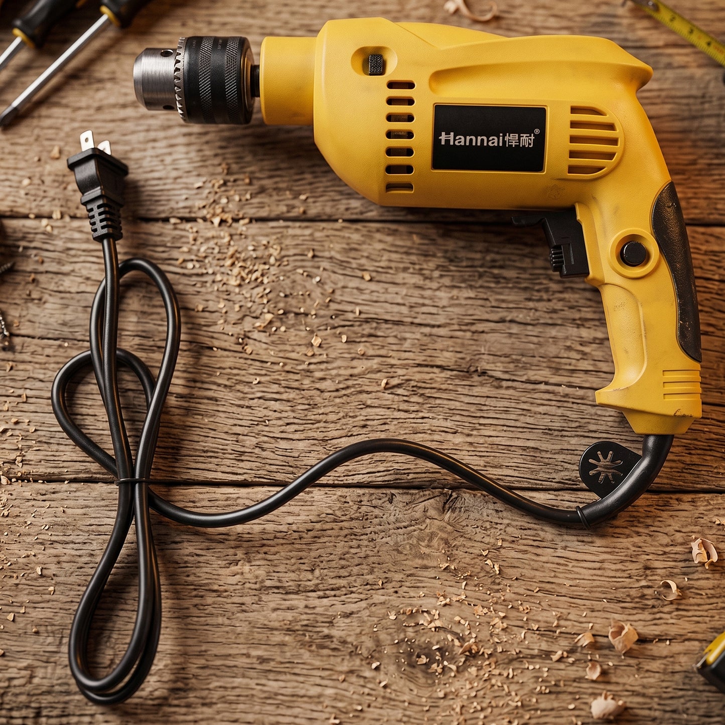 Heavy Duty Corded Electric Drill Machine Tool Kit with Carry Case - 1 Set - Happy Price - Image 5