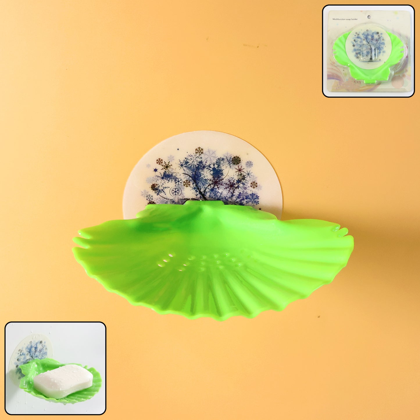 Self-Adhesive Wall Soap Holder Tray with Drainage - 1 Pc - Happy Price - Image 7