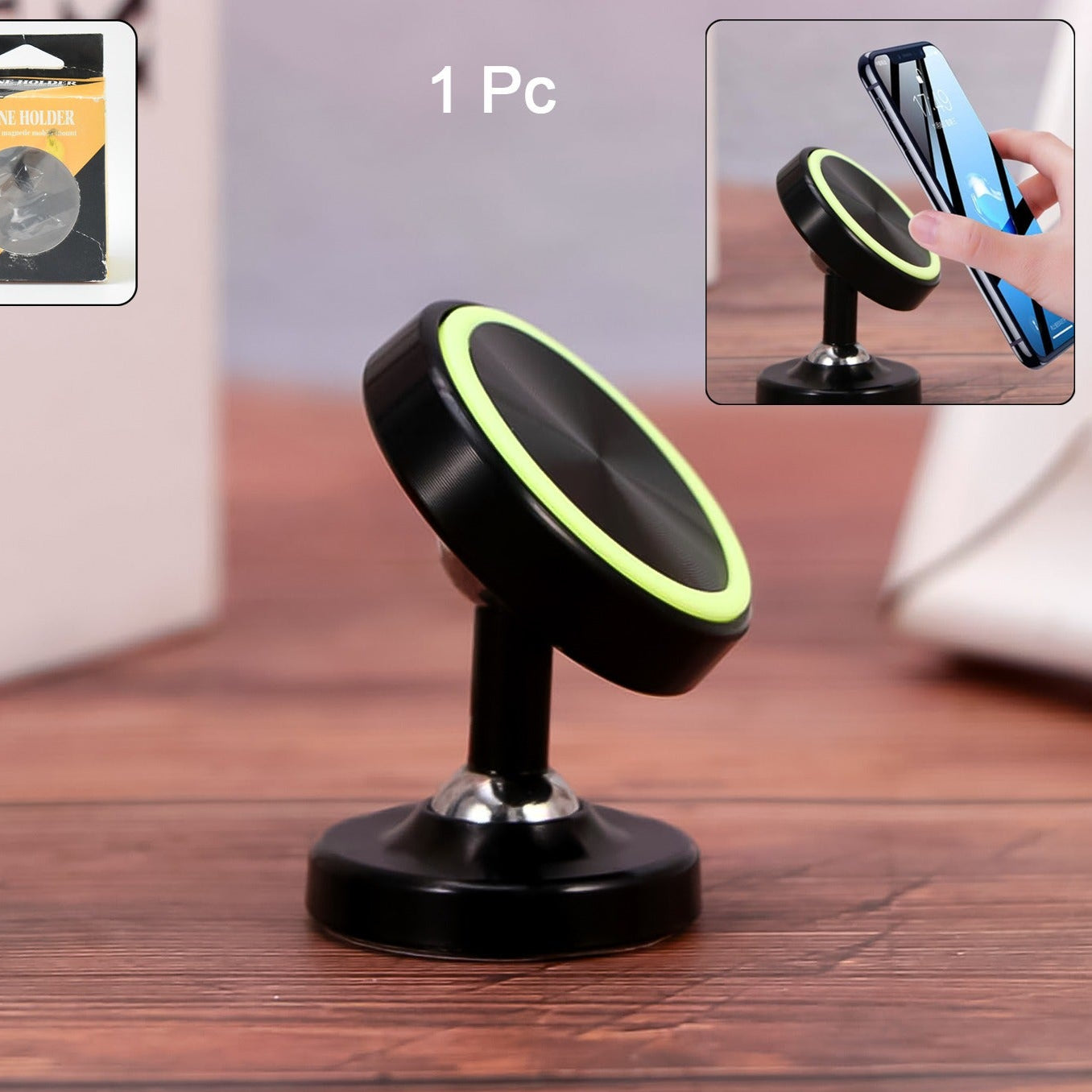 360 Rotating Magnetic Phone Holder Stand (1 Pc) - Happy Price - Image 1
