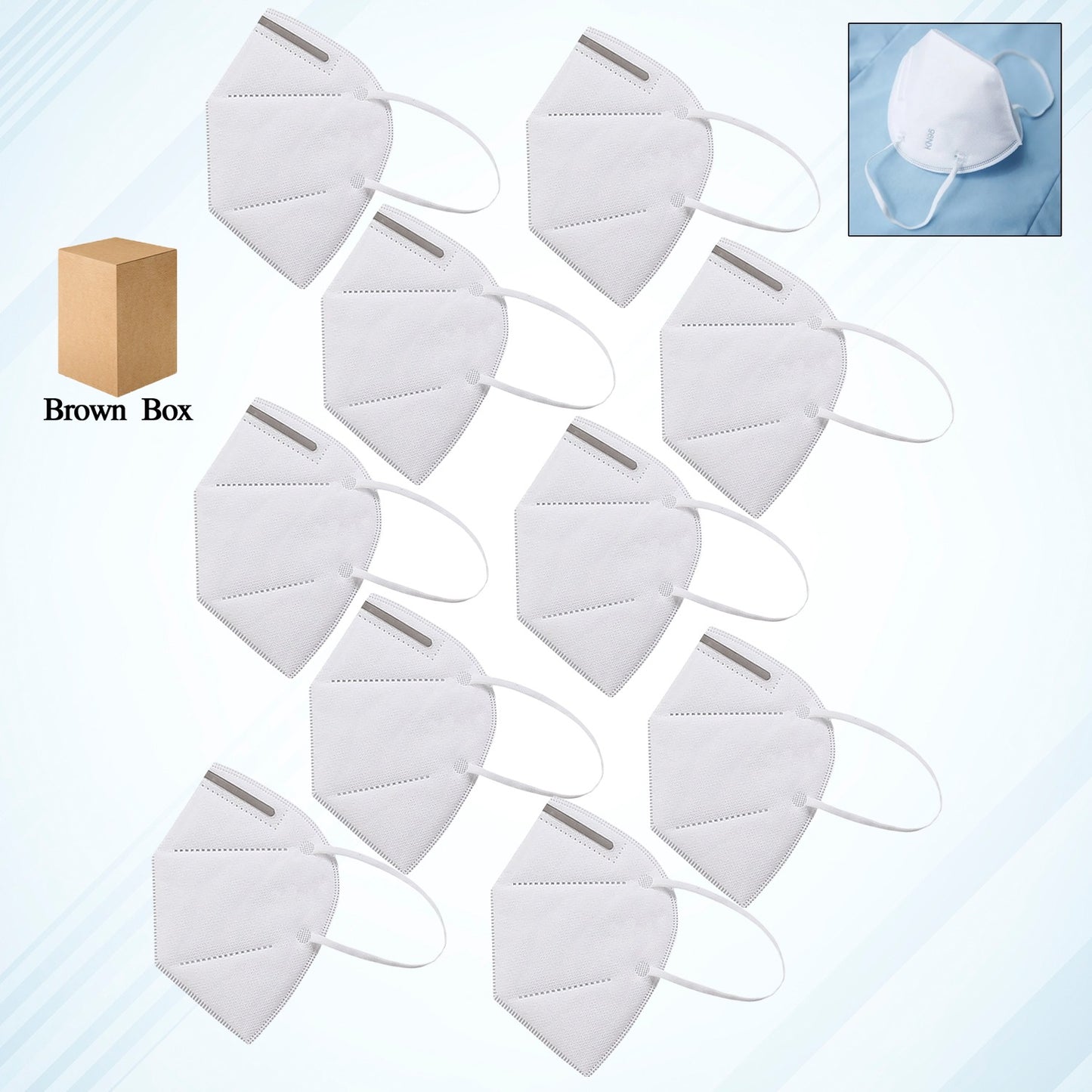 N95 Anti Pollution  Virus Face Mask (10 Pcs Set) - Happy Price - Image 2