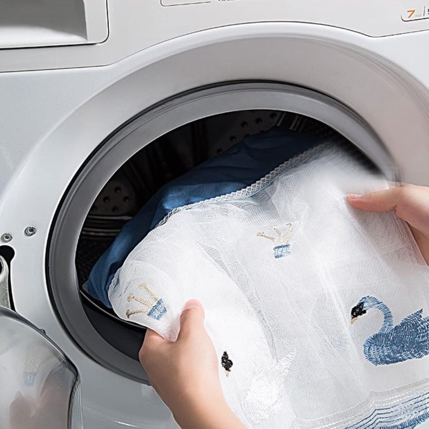 Ac Cover Air Conditioning Dust Cover Folding Designer (Approx 1 Ton  1 Pc  Ac Curtain  Mix Design) - Happy Price - Image 3