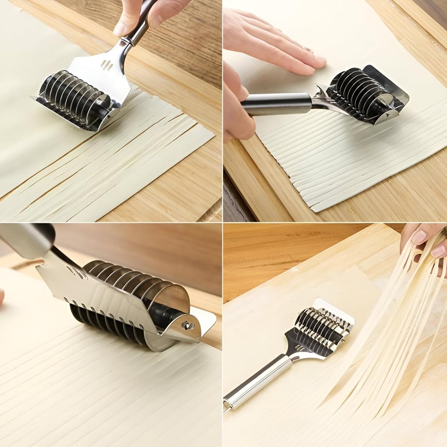 Stainless Steel Multi Blade Dough Slicer - 1 Pc - Happy Price - Image 3