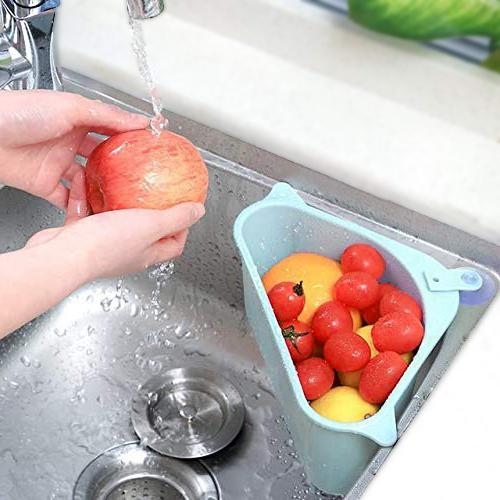 Triangular Multi Functional Drainer Shelf Sink Storage Holder - Happy Price - Image 4