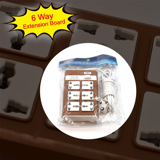 Extension Board 250v 6 Way Extension Board - Happy Price - Image 1