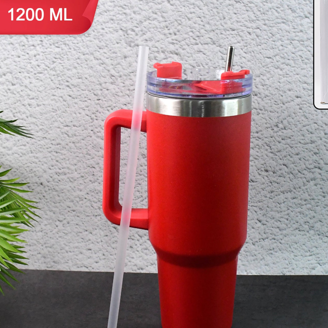 Extra Large Insulated Travel Mug (1200ml - 1 Pc) - Happy Price - Image 1