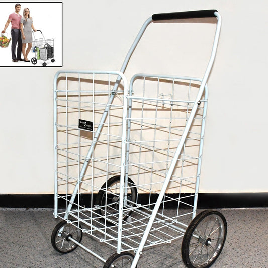 Foldable Shopping Trolley With Wheels ( Moq - 2 Pc) - Happy Price - Image 1