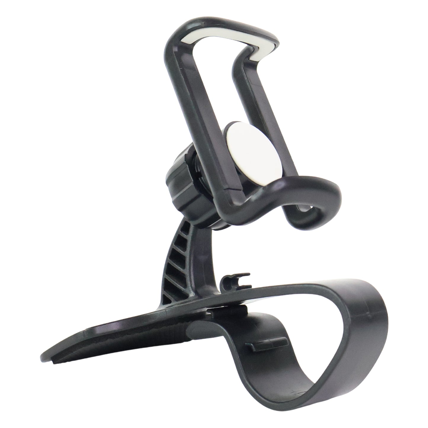 Adjustable Car Dashboard Phone Mount - 360° Rotating Clip-On Holder for Smartphones - Happy Price - Image 2