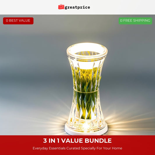Elegant Table Lamp & Decor Set
