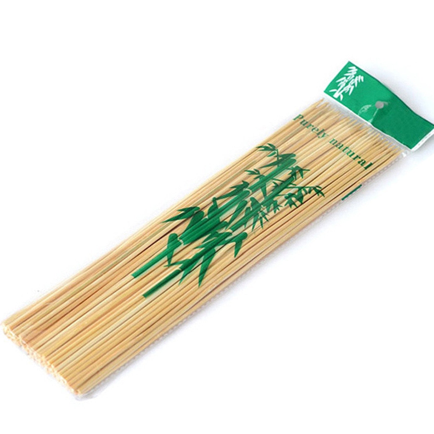 Natural Bamboo Wooden Skewersbbq Sticks For Barbeque And Grilling - Happy Price - Image 1