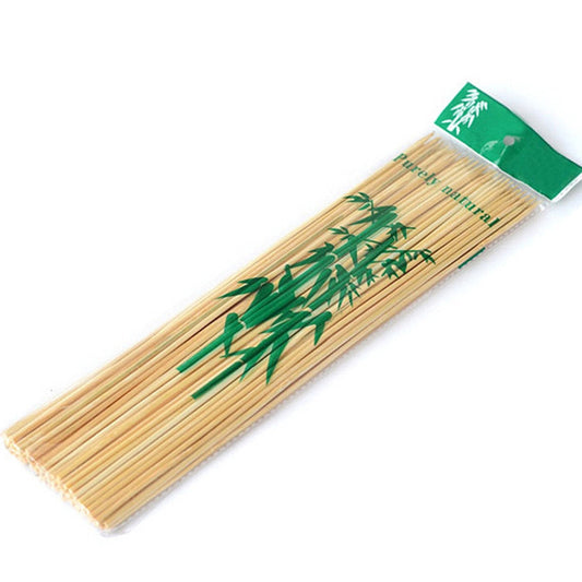 Natural Bamboo Wooden Skewersbbq Sticks For Barbeque And Grilling - Happy Price - Image 1