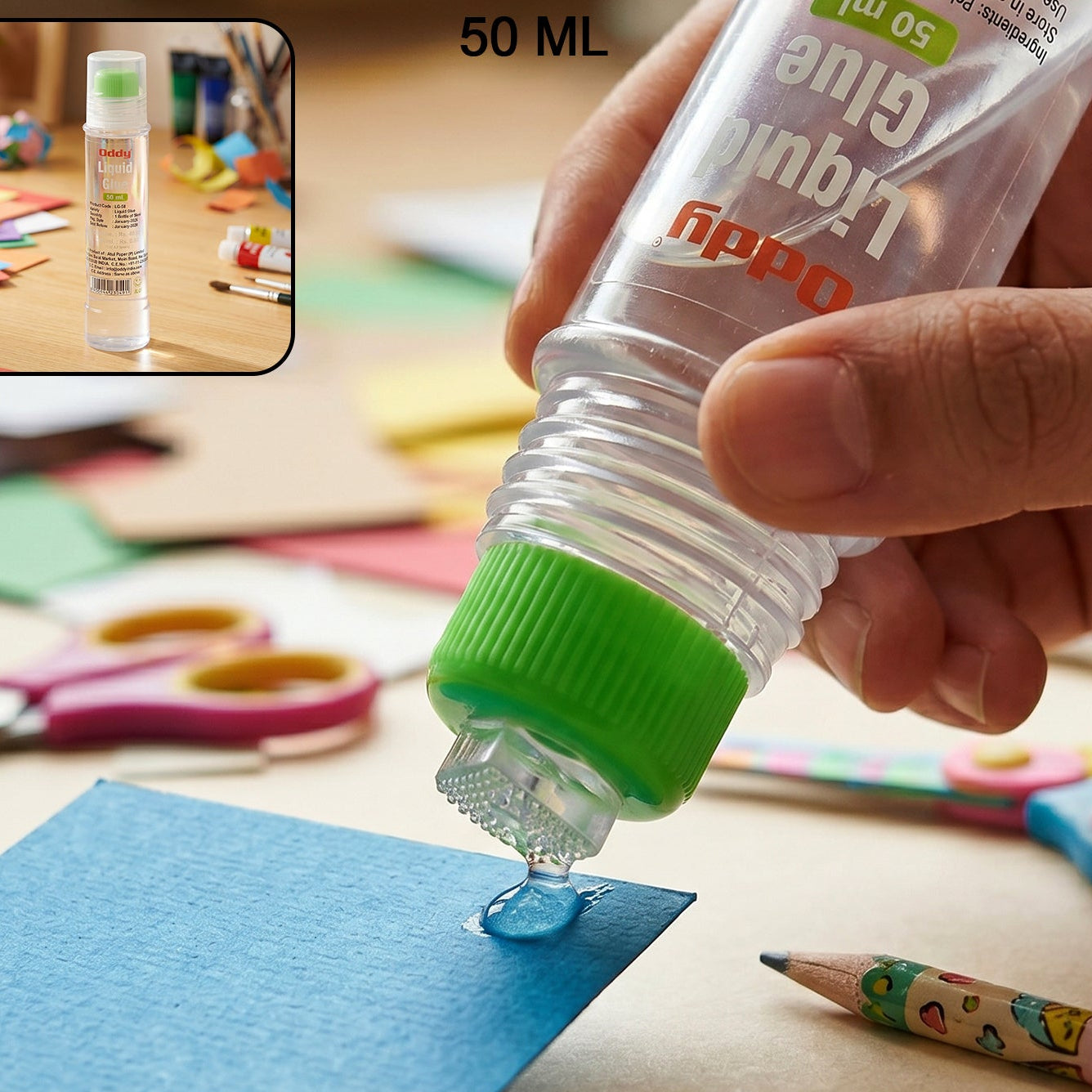 Oddy Liquid Glue Pen For School Office (1 Pc 50 Ml)