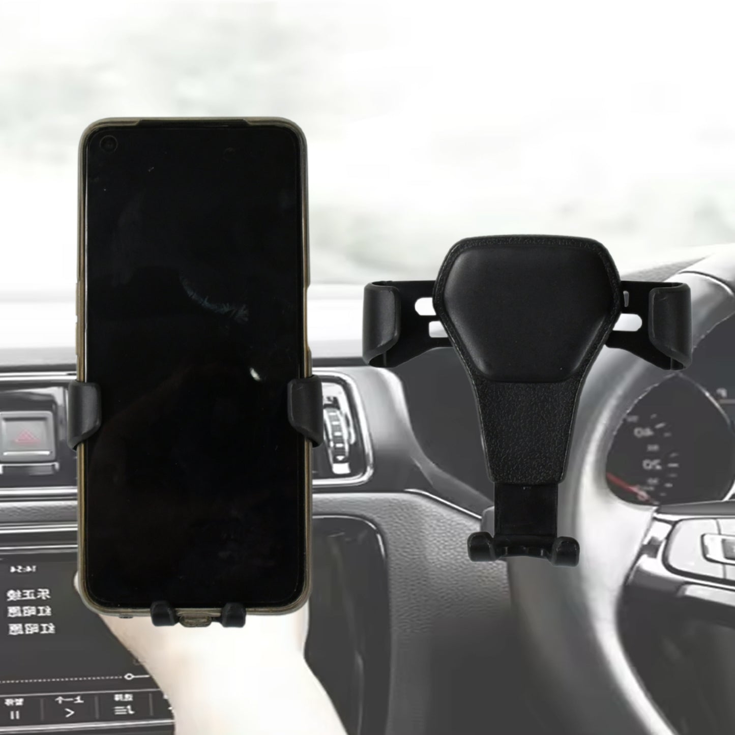 Mobile Phone Holder For Car Phone Holder For Cars Cell Phone Mount For Car Multifunctional Car Mobile Phone Stand Car Cell Phone Holder Auto Phone Holder Air Outlet Car Holder - Happy Price - Image 6