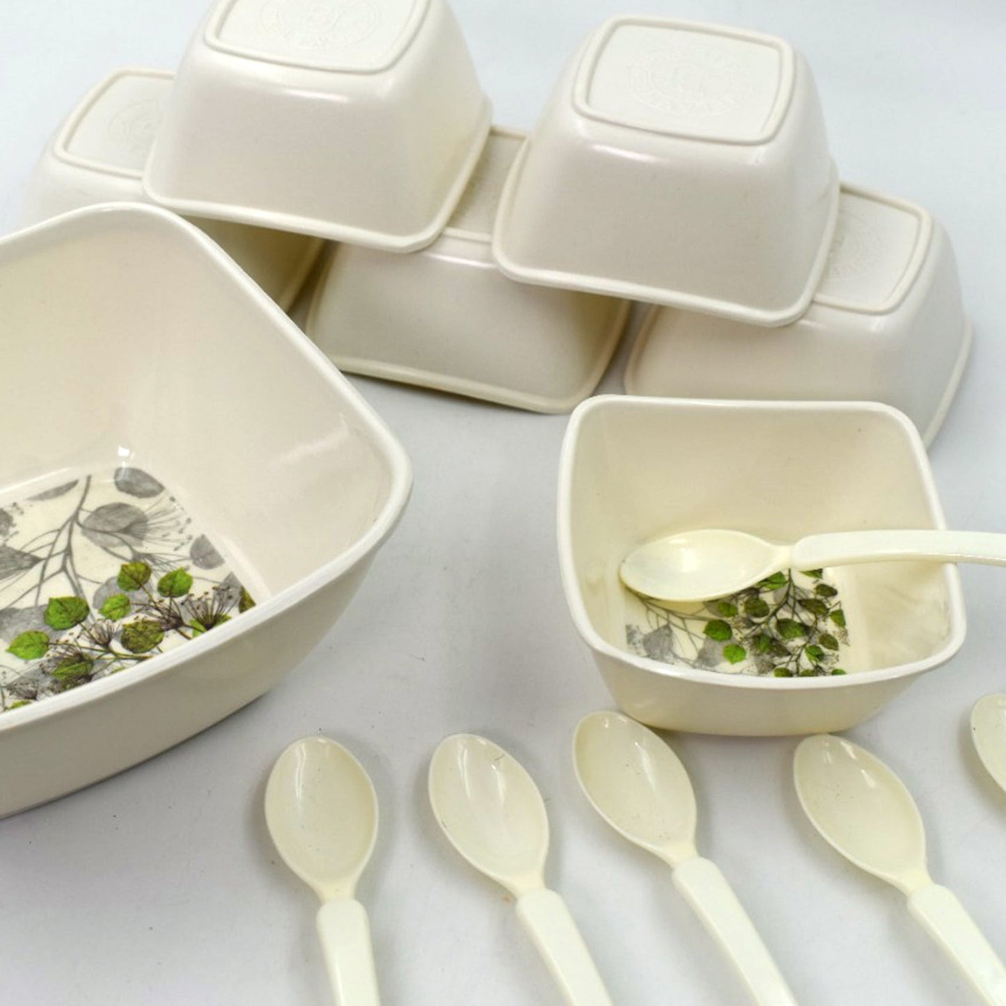 13 Pc Pudding Set Used As A Cutlery Set For Serving Food Purposes And Sweet Dishes And All In All Kinds Of Household And Official Places Etc. - Happy Price - Image 6