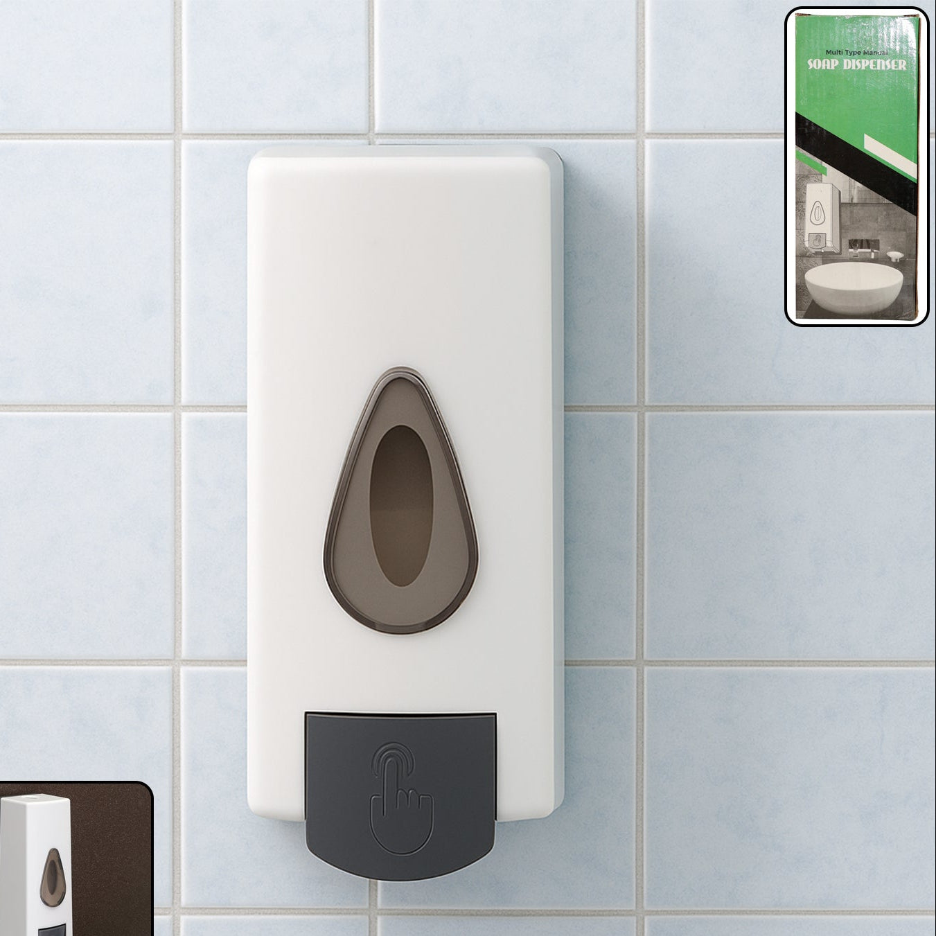Wall Mounted Liquid Soap Dispenser - 1 Pc - Happy Price - Image 1