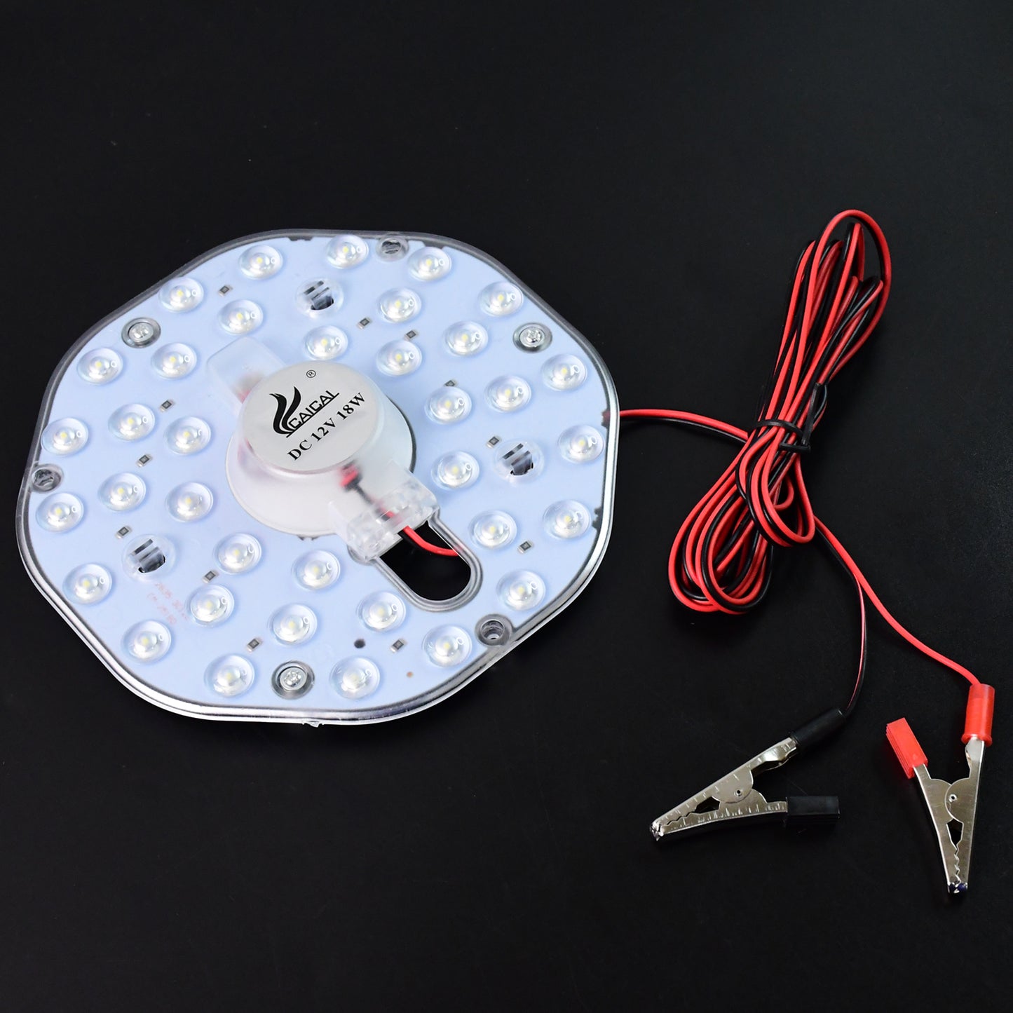 12V 18W Round LED Light Module with Clip Wires - 36 LEDs - Happy Price - Image 2