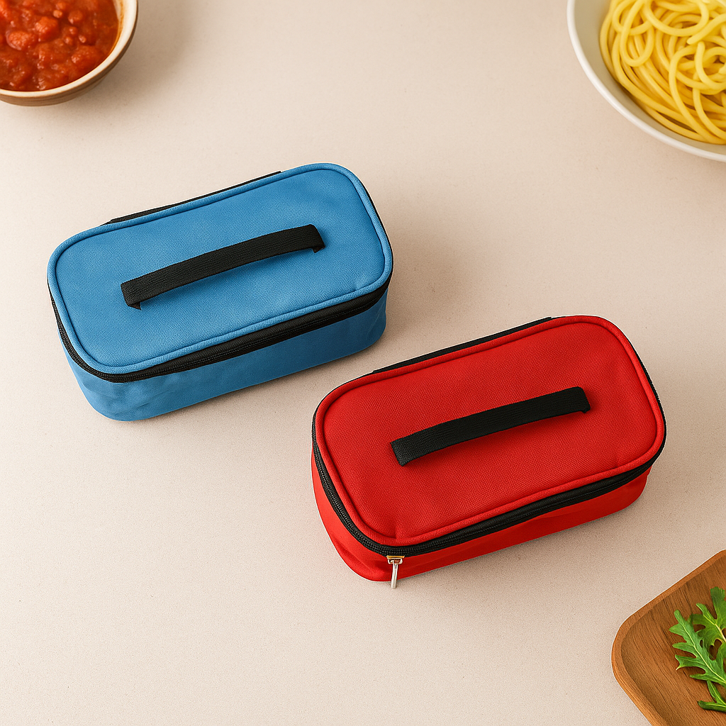 Premium Quality Insulated Lunch Box Bag (1 Pc) - Happy Price - Image 4