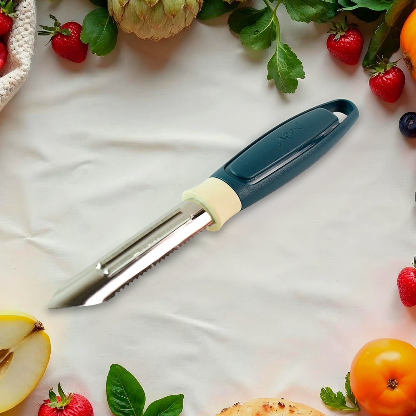 Apex Stainless Steel Blade Potato Peeler (1 Pc) - Happy Price - Image 4