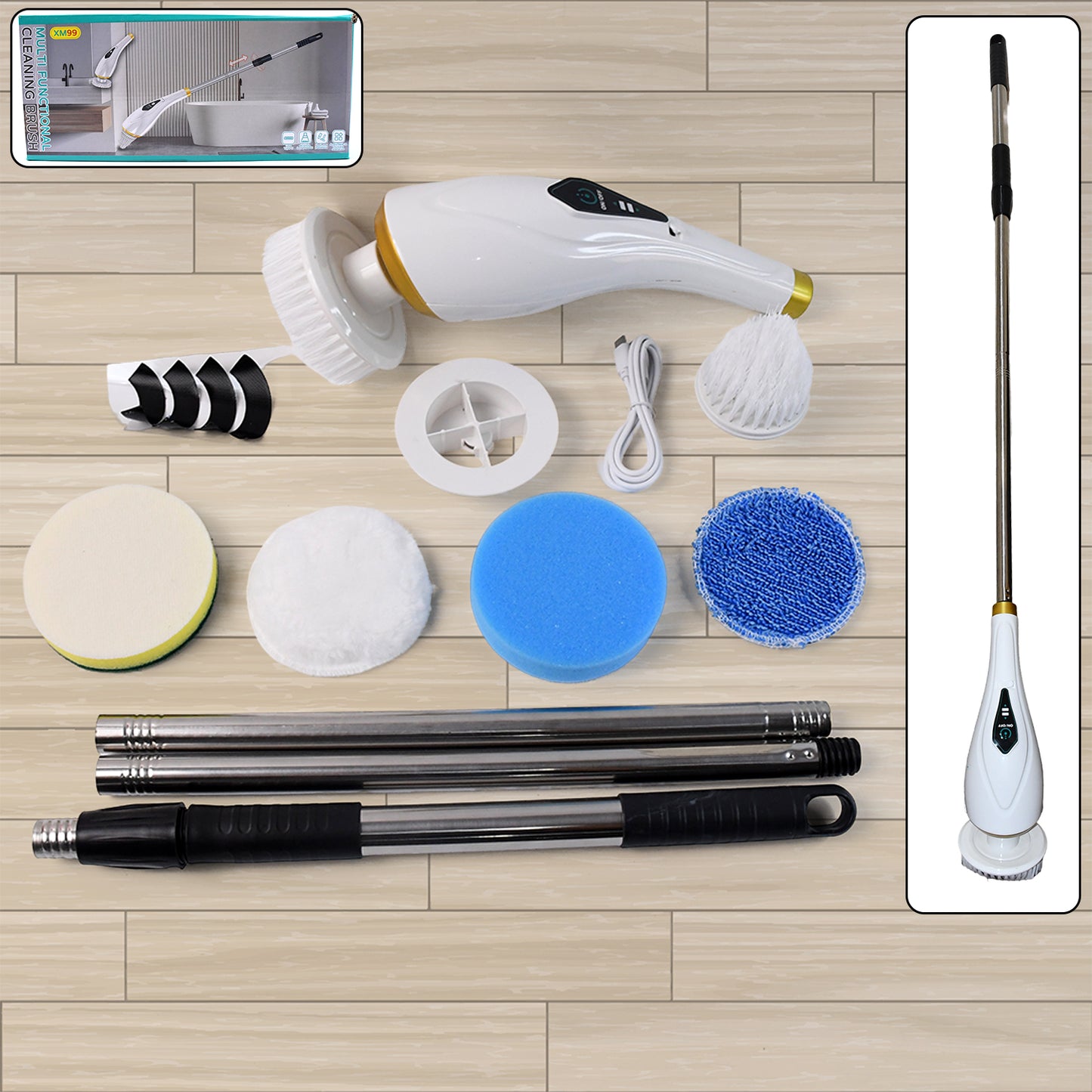 Electric Spin Scrubber (11 In 1) - Happy Price - Image 2