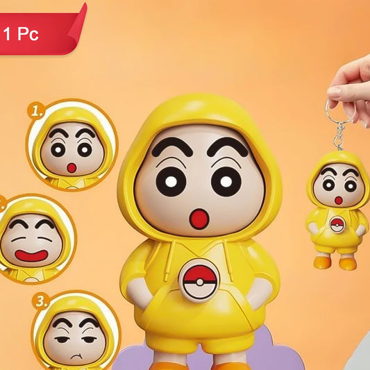 Face Changing Doll Keychain Toy with Multiple Expressions - 1 Pc - Happy Price - Image 1