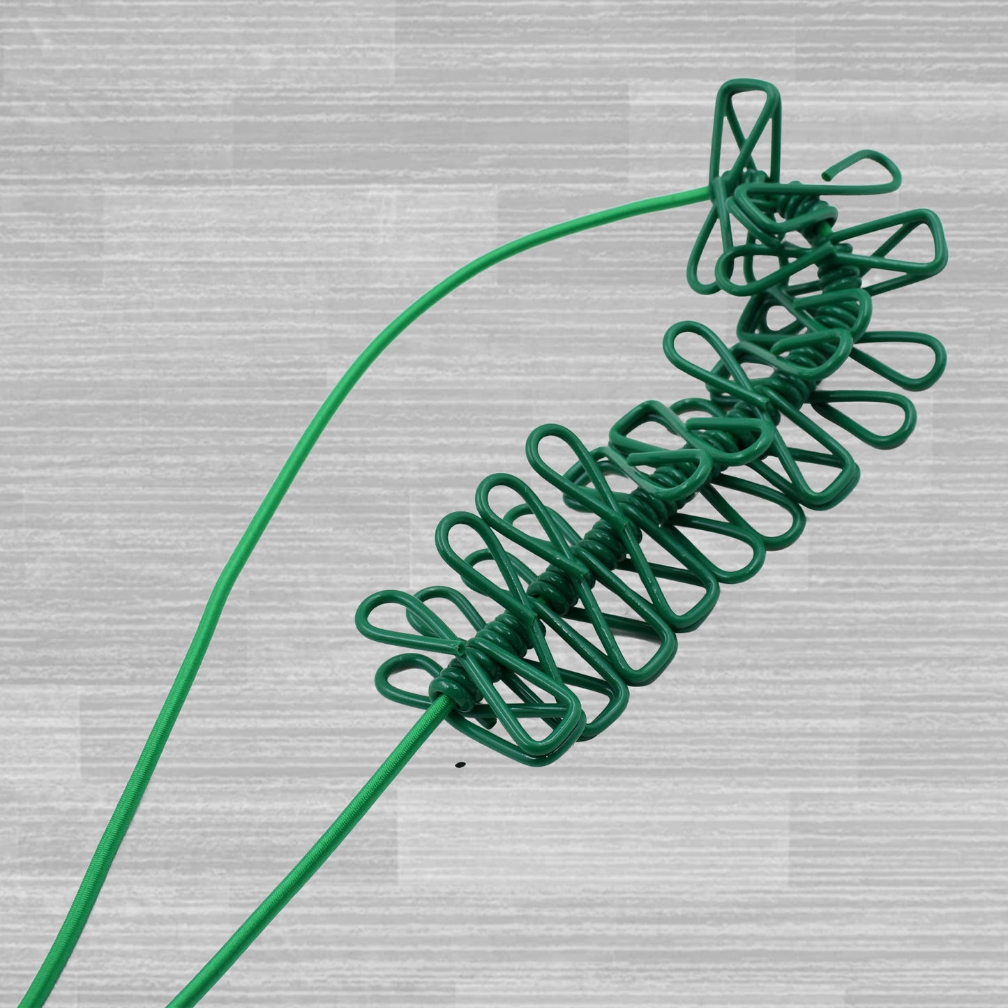 Elastic Cloth Drying Rope With 12 Metal Clip Portable Clothes Line For Home  Travel - Happy Price - Image 5