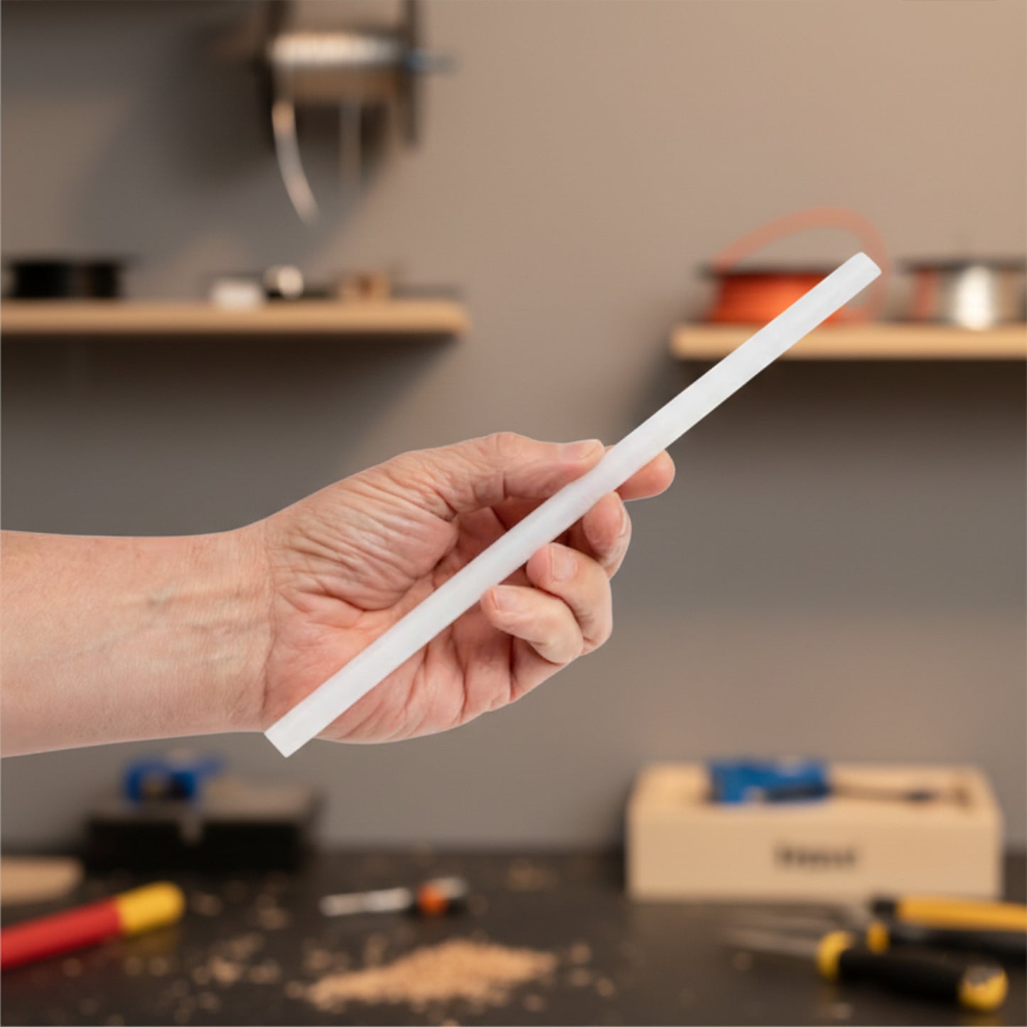 Extra Long 29cm Hot Melt Glue Stick - Transparent Adhesive for Craft & Repair (1 Pc) - Happy Price - Image 6