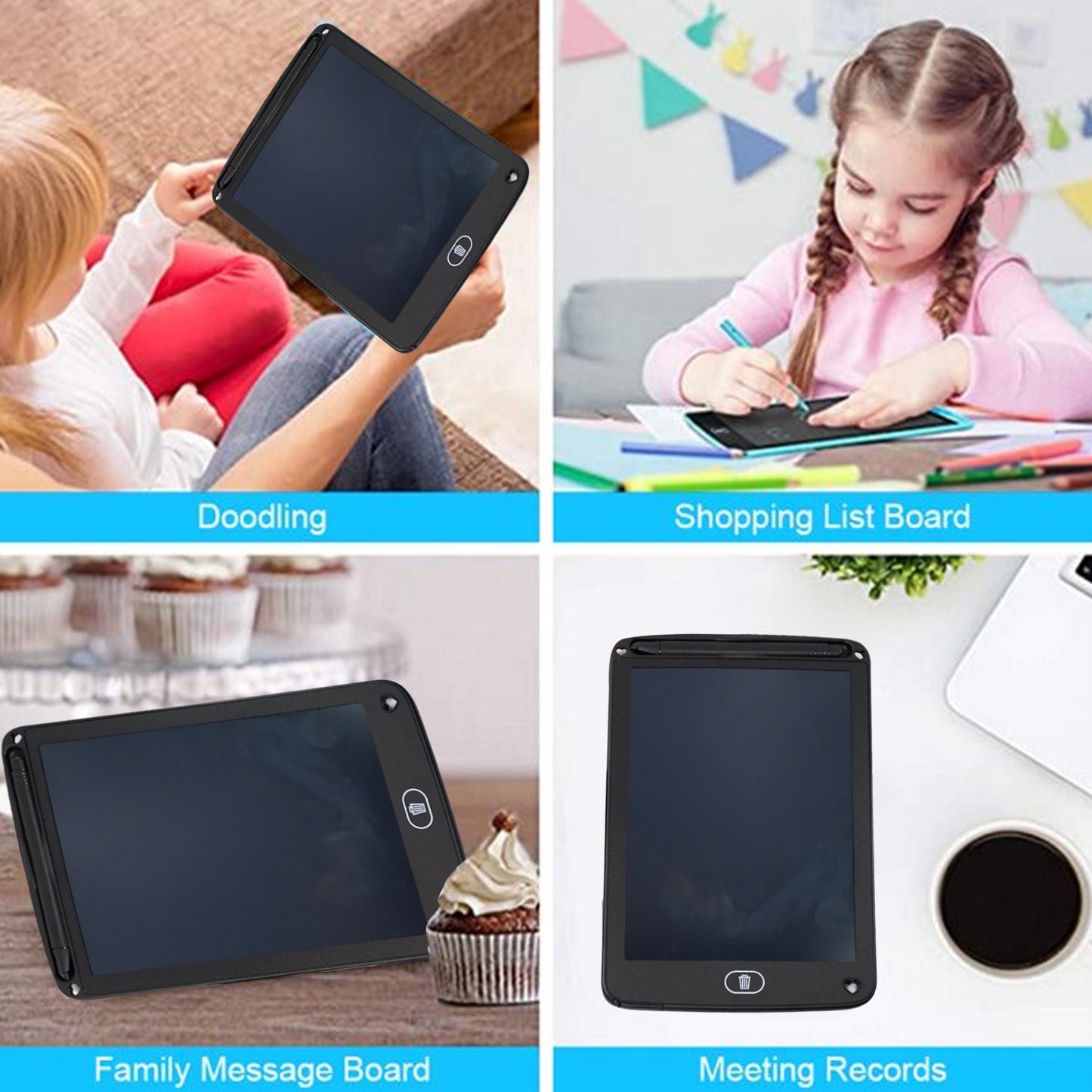 8.5 Inch LCD Writing Tablet for Kids - Portable Digital Drawing Pad - Happy Price - Image 3