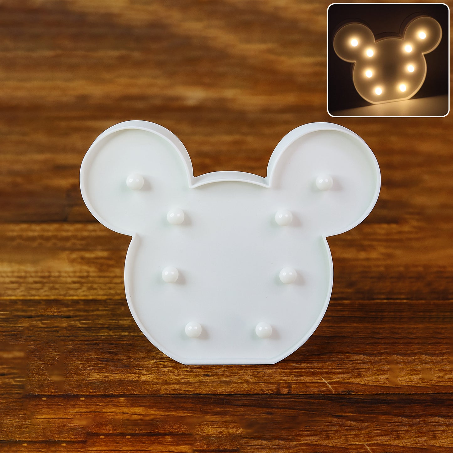 Mickey Shaped LED Decorative Night Light (1 Pc) - Happy Price - Image 3