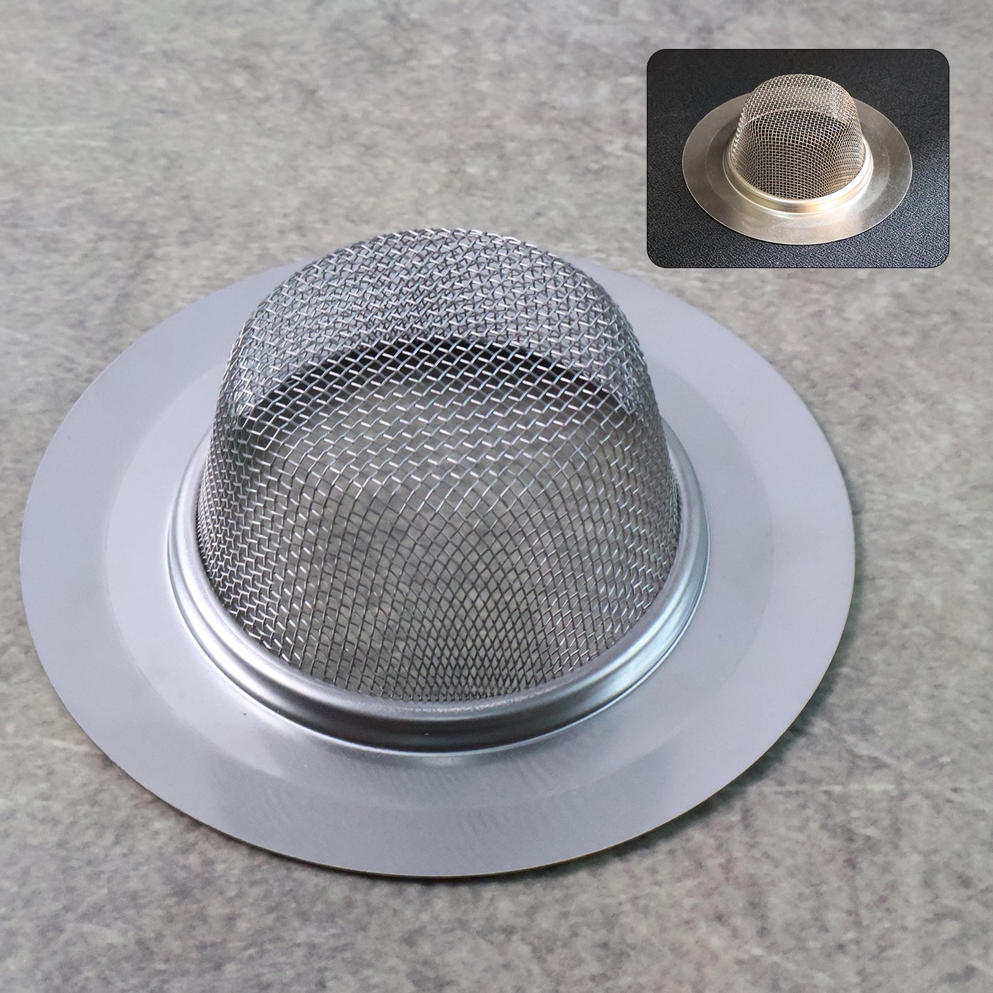 Stainless Steel Dome Mesh Drain Strainer - 1 Pc - Happy Price - Image 2