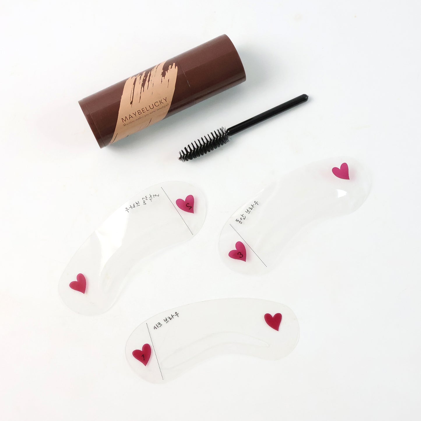 2-in-1 Hairline & Eyebrow Shaping Kit - Powder Stick, Stencils & Brush - Happy Price - Image 5