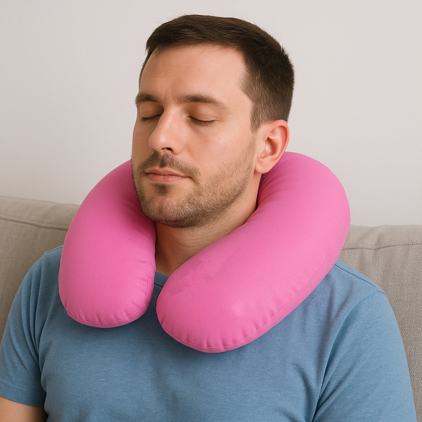 U-shape Neck Travel Pillow (1 Pc) - Happy Price - Image 5